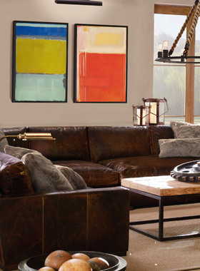 RED艺术客厅现代美国ROTHKO色块艺术创意卧室床头前卫装饰画