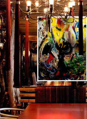 美国表现主义大师De Kooning 德库宁抽象色彩艺术流行前卫装饰画