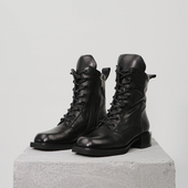 「17号 下午」LUX7设计师限定 新英伦机车靴厚底马丁靴短靴女