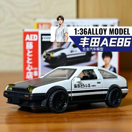 处理一批澳大利亚尾货特价订单库存合金车模型仿真1/36丰田AE86车
