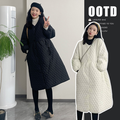 孕妇棉服秋冬款加厚保暖外套大衣