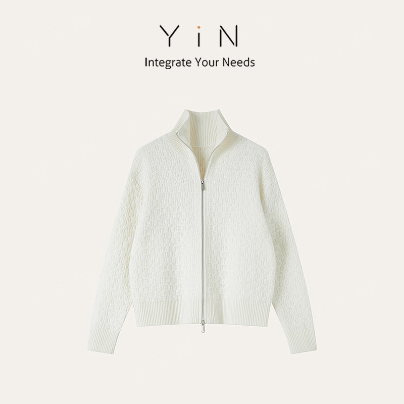 【MTT】【2.0宝盒】针织开衫女立领拉链外套气质百搭针织衫V29006,女装/女士精品,毛针织衫,淘宝优惠券,粉丝福利购,淘宝优惠卷