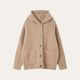MTT 1.0宝盒 驼绒混纺5扣戴帽开衫 长袖 V29010