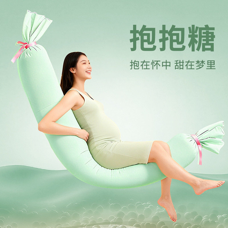 夏季孕妇枕护腰侧睡枕托腹长条枕图片