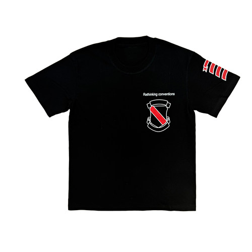 Number Nine AW01 Shield crest Tee联名复古印花短袖T恤