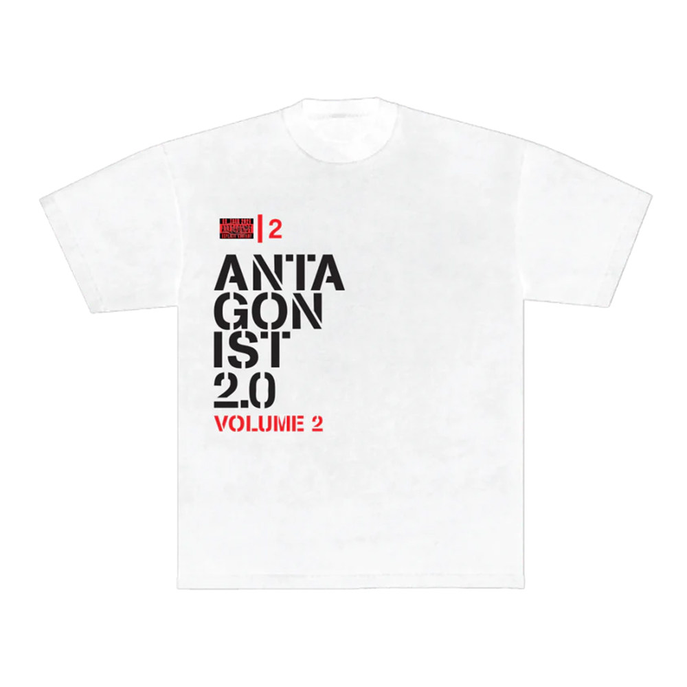 Playboi Carti Antagonist 2.0 Vol 2 White T-Shirt说唱 短袖 潮
