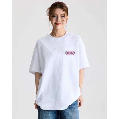 #FR2頭狂 Fxxking Rabbits T-shirt 男女情侣圆领纯棉宽松短袖T恤