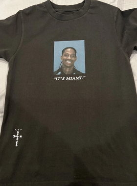 Travis Scott Free The Rage T恤 #2 Mugshot “IT’S MIAMI 短袖