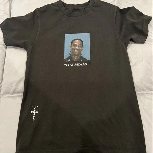 Travis Scott Free The Rage T恤 #2 Mugshot “IT’S MIAMI 短袖