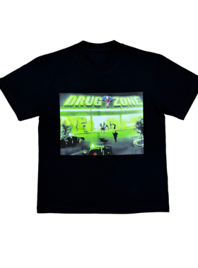 Playboi Carti Neon Tour Merch Drugstore Tee会场限定短袖T恤