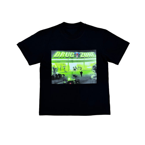 Playboi Carti Neon Tour Merch Drugstore Tee会场限定短袖T恤