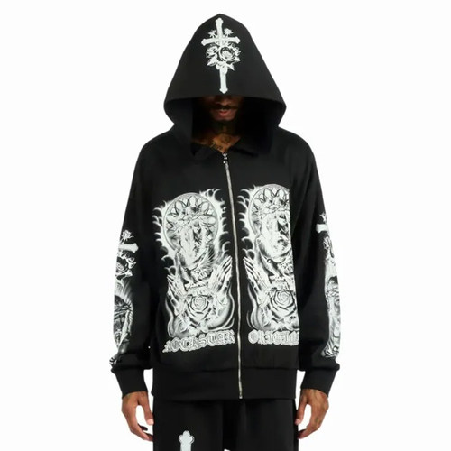 Rockstar Original Blasted BlackWhite relaxed Jacket 拉鍊外套