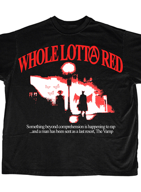 Playboi Carti Whole Lotta Red Exorcist Vampire Shirt 短袖 潮