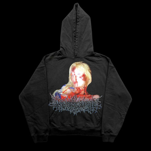Destroy Lonely Pixel Lady Horror Hoodie 说唱联名 连帽卫衣 潮