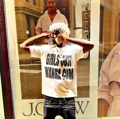 ActualHate KenCarson PlayboiCarti联名标语纯棉半袖短袖T恤