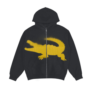 Yeat DANGEROUS SUMMER ALLIGATOR ZIP HOODIE 拉链连帽卫衣