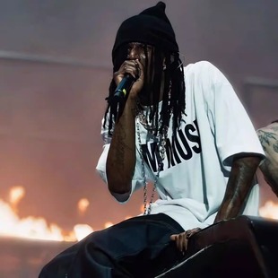 playboicarti i am music tee opium 周边标语短袖