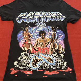 PLAYBOI CARTI С  ERA Tour SM 潮 街头说唱 T恤 短袖