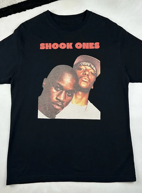 Vintage Mobb Deep Shook Ones Rap Tee Wu Tang 武当派 短袖 潮