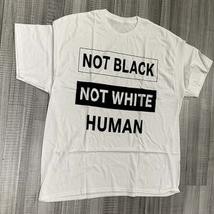联名 潮 Carti White Human Black Playboi Not T恤 AWGE Tee