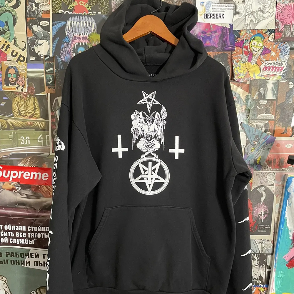 Playboi Carti Son of Darkness Hoodie Schwarz 连帽卫衣 潮