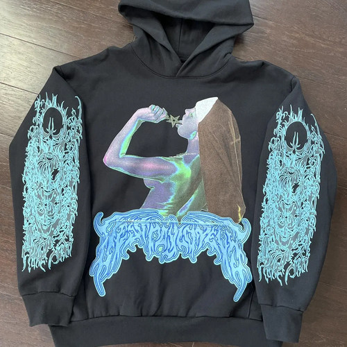 Destroy Lonely × Playboi Carti YVL Opium 联名 连帽卫衣 说唱