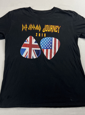 Journey Def Leppard 演唱会巡回T恤