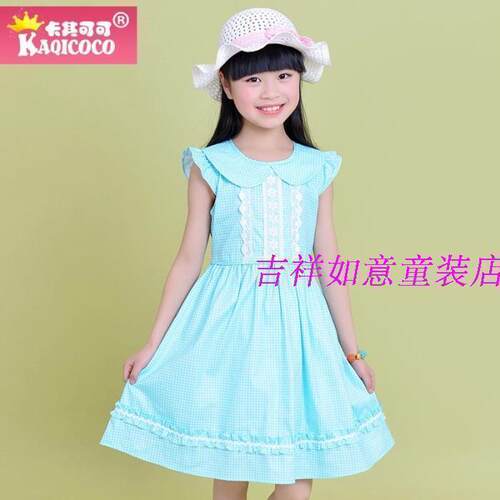 童装夏季纯棉公主裙子