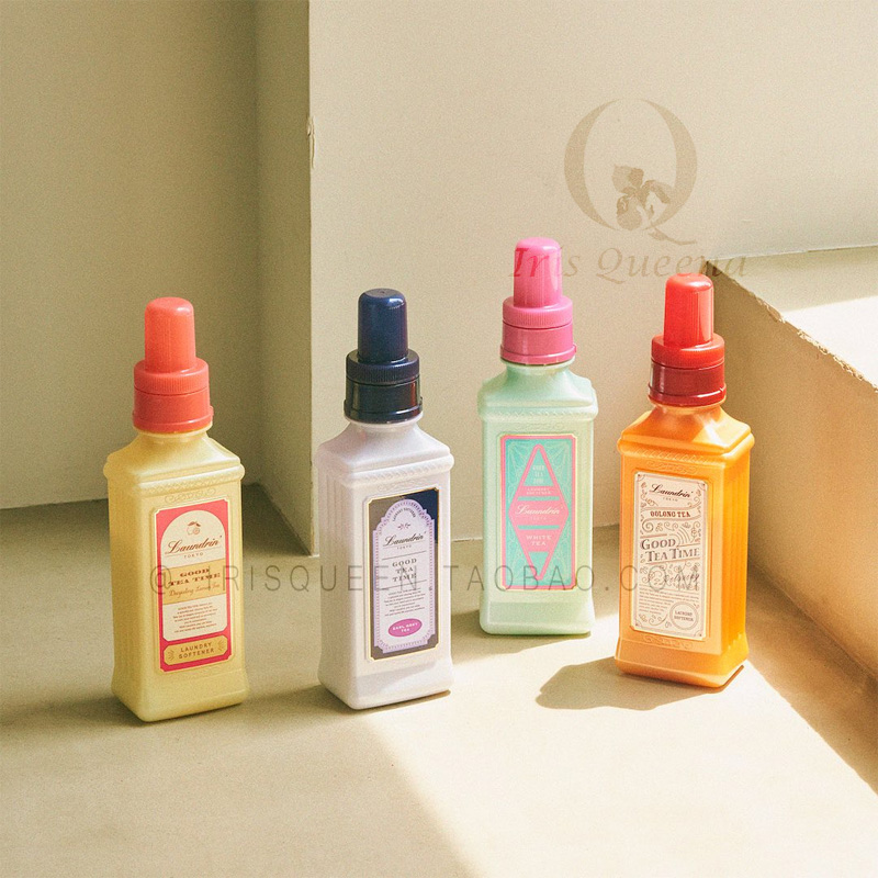 现货艾葵日本本土Laundrin下午茶限量精致茶香香氛衣物柔软柔顺剂