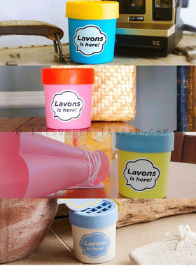 IQ代购日本LAVONS de boon糖果色座式香膏汽车用香薰便携清新持久