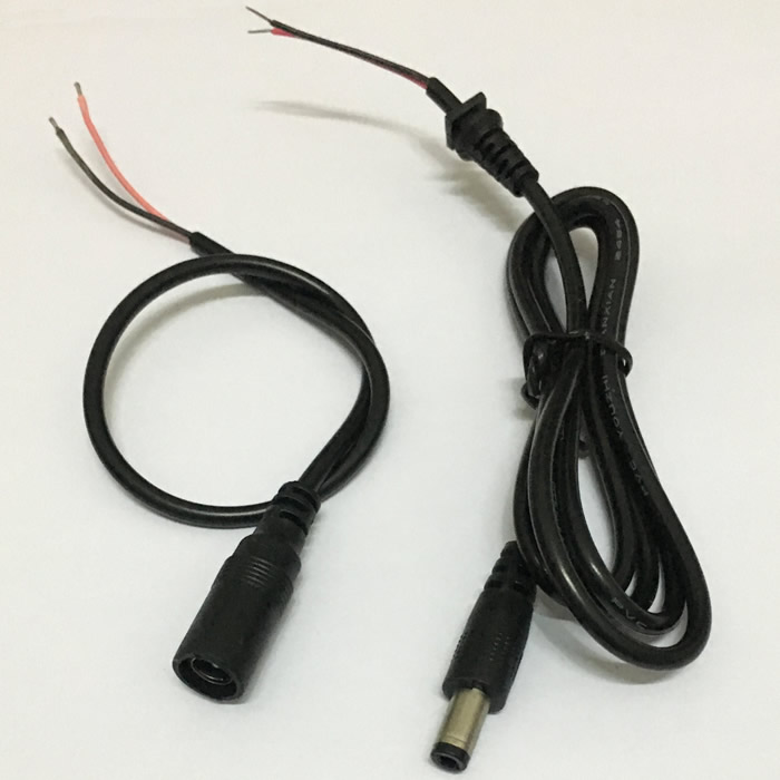 dc5.5 2.1 电源座插座线  大电流4A版本