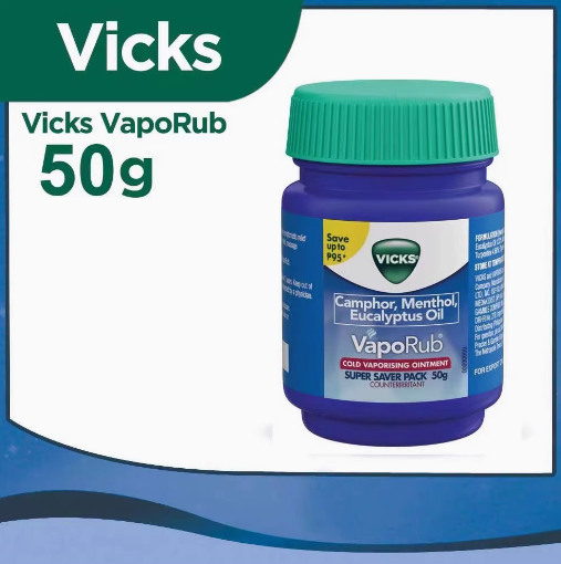 好用！菲律宾VICKS Vapo Rub 薄荷膏清凉膏蚊虫叮咬宝宝舒缓膏50g