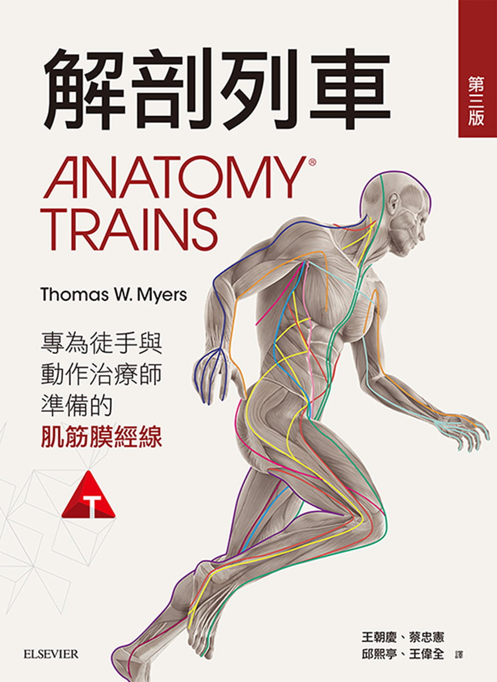 【预售】台版解剖列车专为徒手及动作治疗师准备的肌筋膜经线姿势造成的肌筋膜疼痛健康养生医疗保健书籍