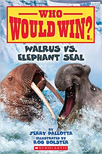 【现货】英文原版Walrus vs Elephant Seal Who Would Win海象vs象海豹谁会赢儿童启蒙认知动物知识图画科普百科书籍