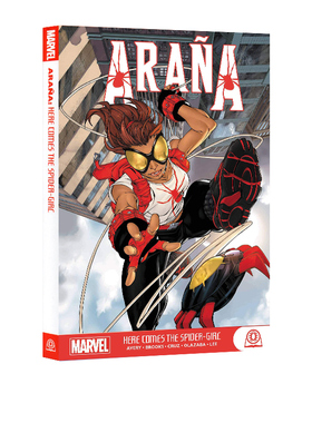 【特价清仓】英文原版 ARANA HERE COMES THE SPIDER 阿拉娜 蜘蛛女来了 青少年英语读物科幻冒险故事漫画书籍