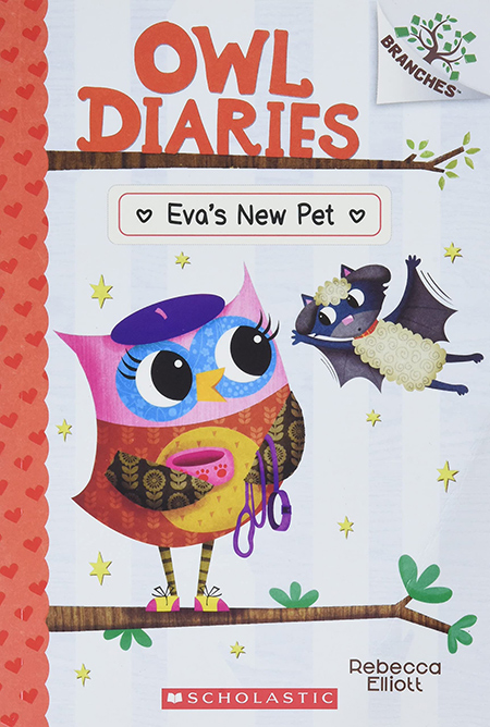 【特价清仓】英文原版Owl Diaries15 Eva's New Pet 猫头鹰日记15 学乐大树系列 儿童章节故事书启蒙英语阅读能力学习儿童书籍