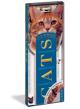 【特价清仓】英文原版 Fandex Family Field Guides Cats 全彩插图以及数百个有趣的事实宠物书籍