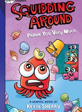【特价清仓】英文原版 非常恶作剧Graphix章节书Squidding Around #3 幽默漫画章节小说儿童课外阅读图画故事书籍
