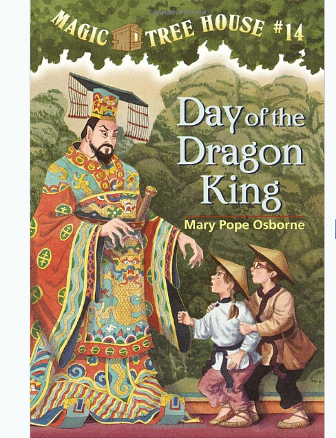 【现货】英文原版 Magic Tree House Day of the Dragon King神奇树屋14古墓惊魂惊悚冒险故事儿童文学书籍