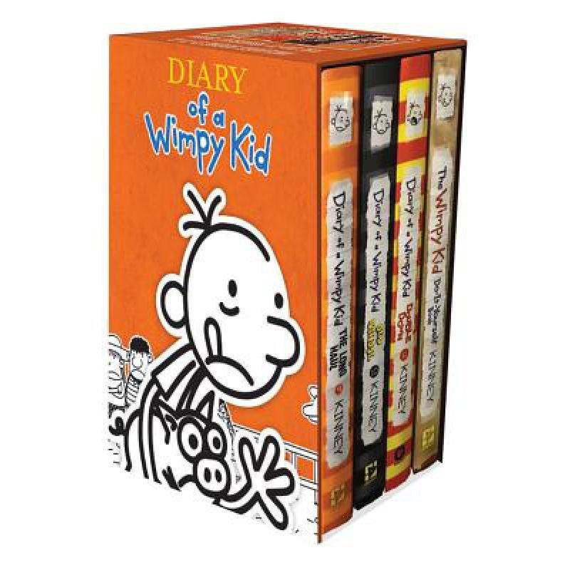 【预售】英文原版 Diary Of A Wimpy Kid imp弱的孩子日记儿童书籍