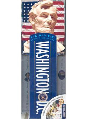 【特价清仓】英文原版 Fandex Family Field Guides Washington D C 华盛顿特区趣味卡片儿童书籍