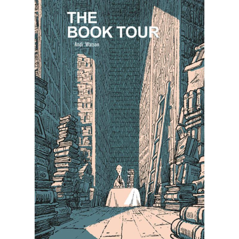 【现货】英文原版 the book tour 图书之旅 欧洲城市建筑图画幽默文学