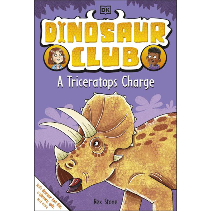 club a triceratops charge 恐龙俱乐部 三角龙冲锋 dk出版英语启蒙