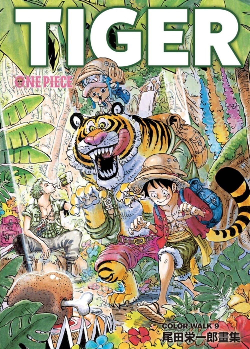 【预售】台版 ONEPIECE尾田荣一郎画集COLOR 9 TIGER尾田荣一郎东立出版人物角色精美插图画册集漫画周边书籍