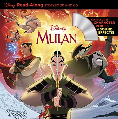 【预售】英文原版 Mulan4 Read Along Storybook and CD花木兰4儿童有声故事书含CD历史故事小说绘本儿童文学书籍