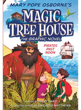 【特价清仓】英文原版 Pirates Past Noon Graphic Novel 正午过后的海盗 漫画小说 Jenny Laird 童话故事漫画小说绘本儿童书籍