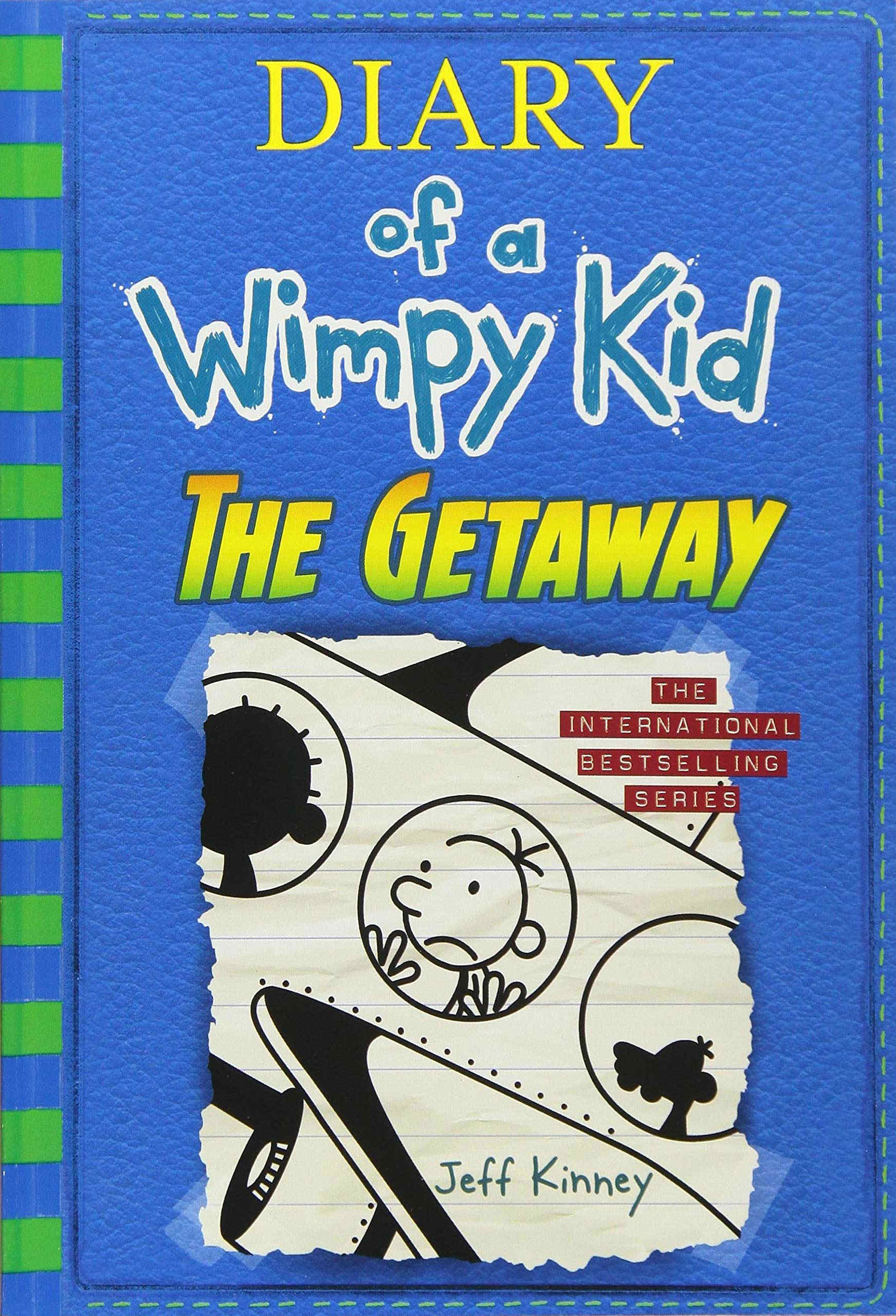 【预售】英文原版 diary of a wimpy kid 12 the getaway 小屁孩日记1