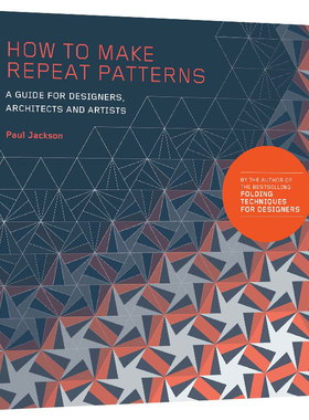 【特价清仓】英文原版 How to Make Repeat Patterns如何制作重复图案 图形图案基本元素设计专业参考书平面设计书籍