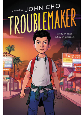 【特价清仓】英文原版 Troublemaker  闹事者 John Cho 课外读物冒险旅程故事趣味插画英语绘本儿童书籍
