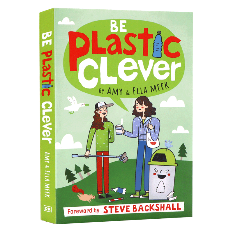 【现货】英文原版 dk环保主题 be plastic clever 亲子共读启蒙环保